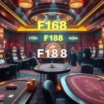 Experience the excitement of F168 at a luxurious casino with thrilling poker games and vibrant slot machines.